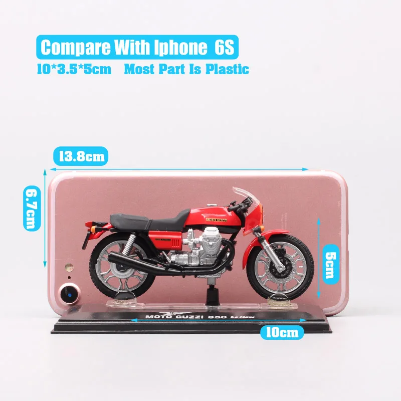 kid classic 124 scale 1976 moto guzzi 850 lemans sports model motorcycle cafe diecasts toy vehicles bike acrylic box souvenir free global shipping