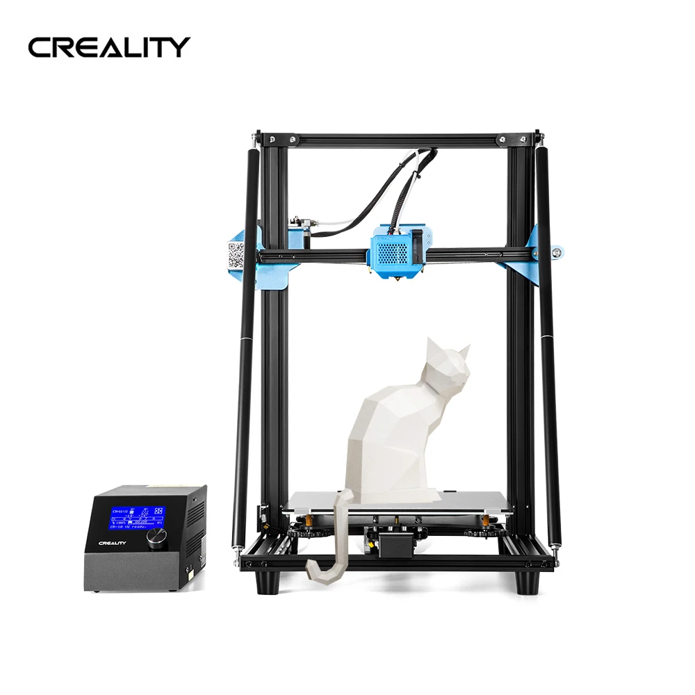 Creality 3D CR 10 V2 принтер v образный профиль 300*300*400 мм Размер Бесшумная материнская