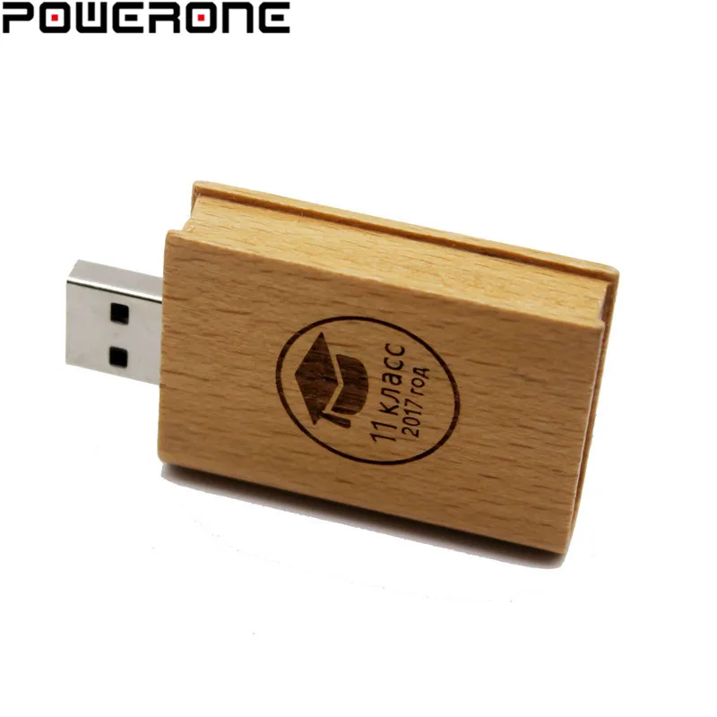 POWERONE деревянная книга USB флэш накопитель 4 ГБ 8 16 32 64 посуда карта памяти