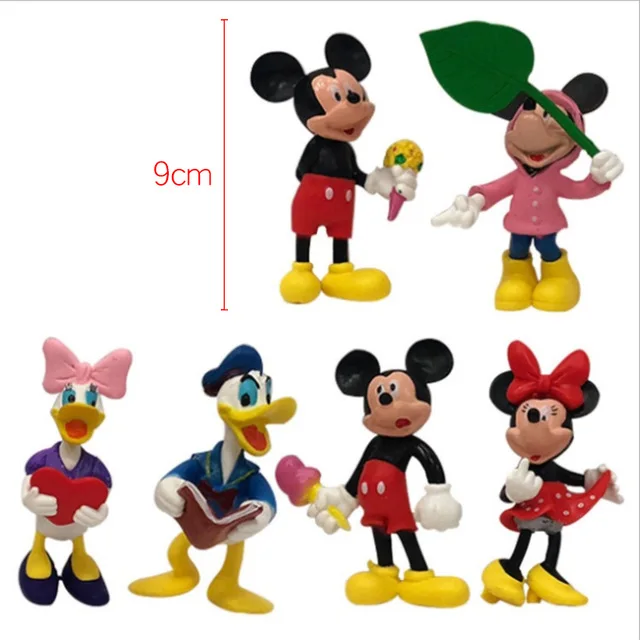 Doll decoration-6pcs Вечерние принадлежности с изображением Микки Мауса, вечерние украшения, Детская Подвеска в виде шара на день рождения - Цвет: Doll decoration-6pcs