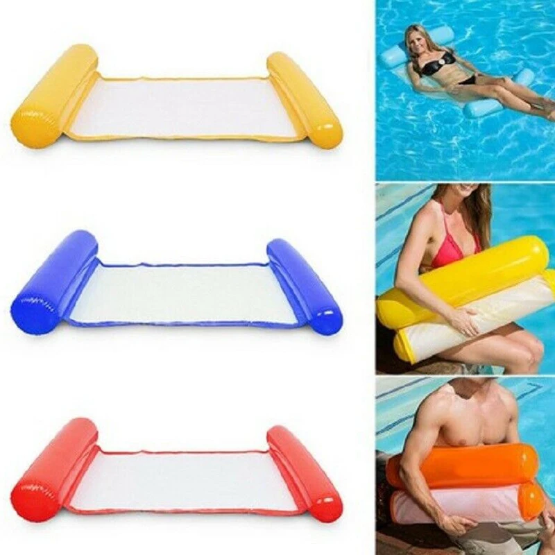 Надувной матрас для пляжа отдыха на открытом воздухе складной бассейна | Спорт и
