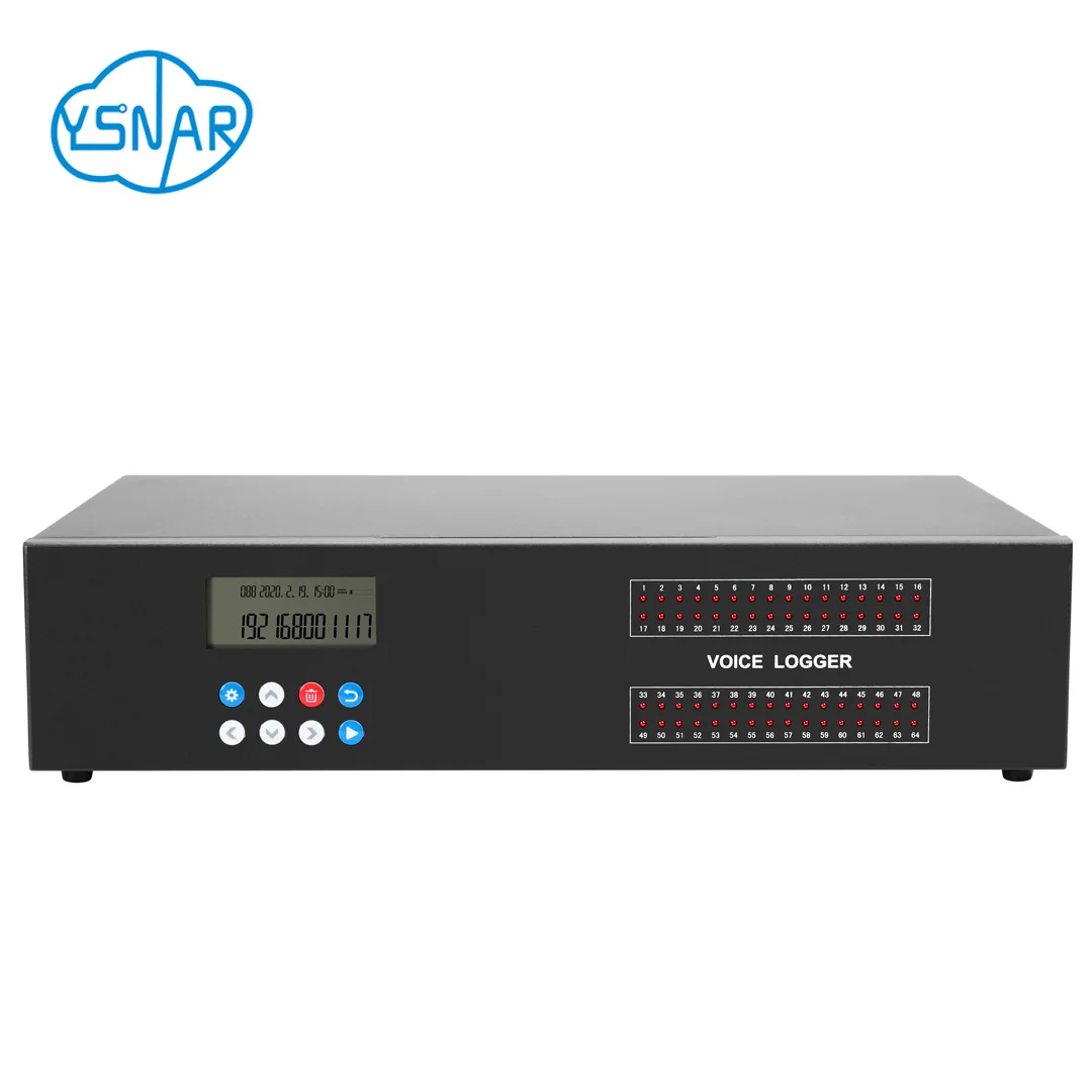 

Standalone Voice Logger recording from any Analog Radio, Phone or Microphone; Total 56 Channels in Full Digital Quality with HDD