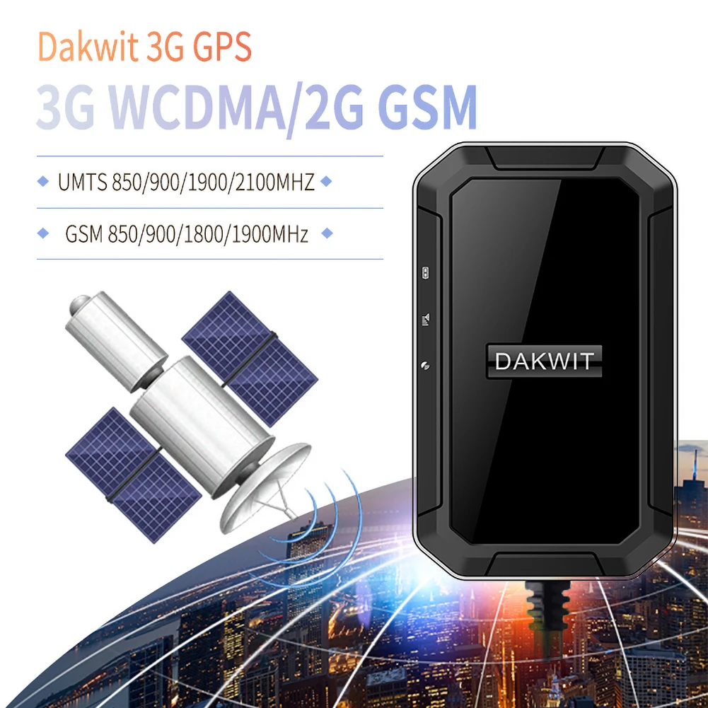 Автомобильный GPS-трекер 3G в режиме реального времени позиционирование