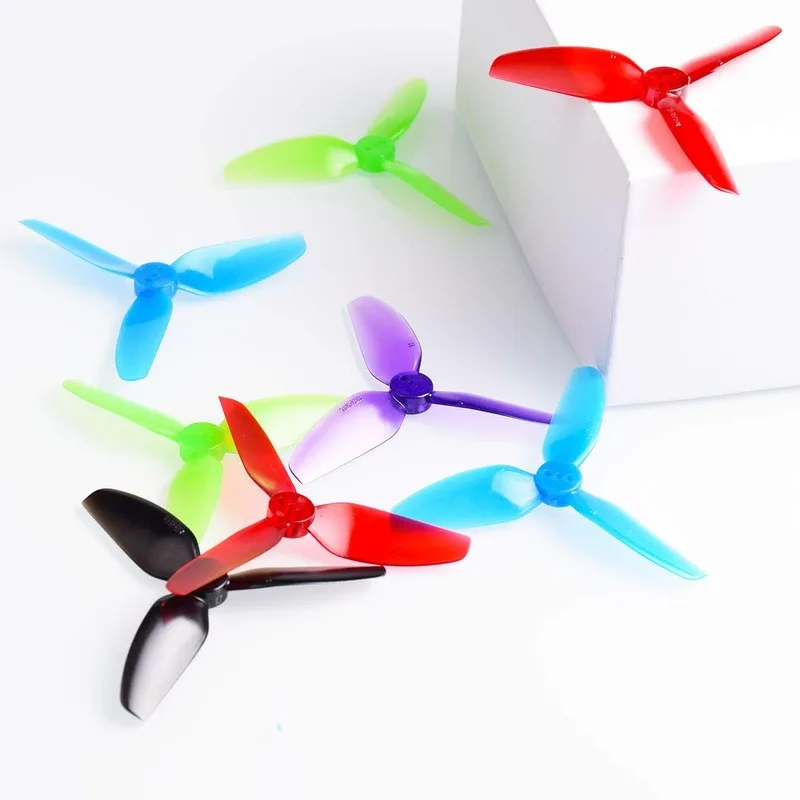 

BETAFPV 16pcs HQ 3030 3-Blade Propeller 4 Color 3 inch Tri-Blade Props with 1.5mm sharft Hole for 110X Motors Micro Quadcopter