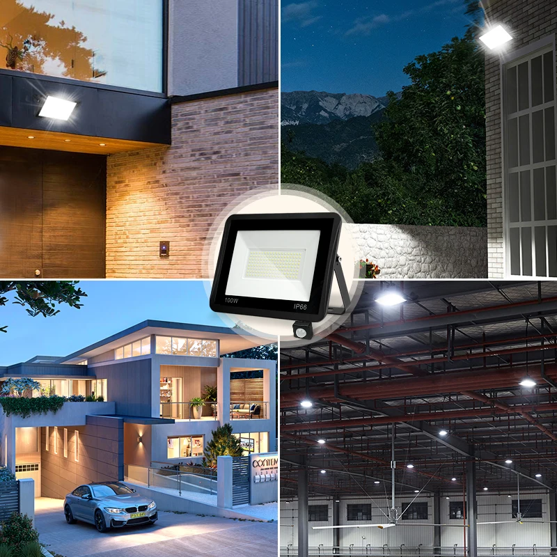 

Remote Outdoor LED Spotlight Lighting Waterproof Wall Night Light Street Spotlight Landscape Projection Lamp Patio Villa Decor