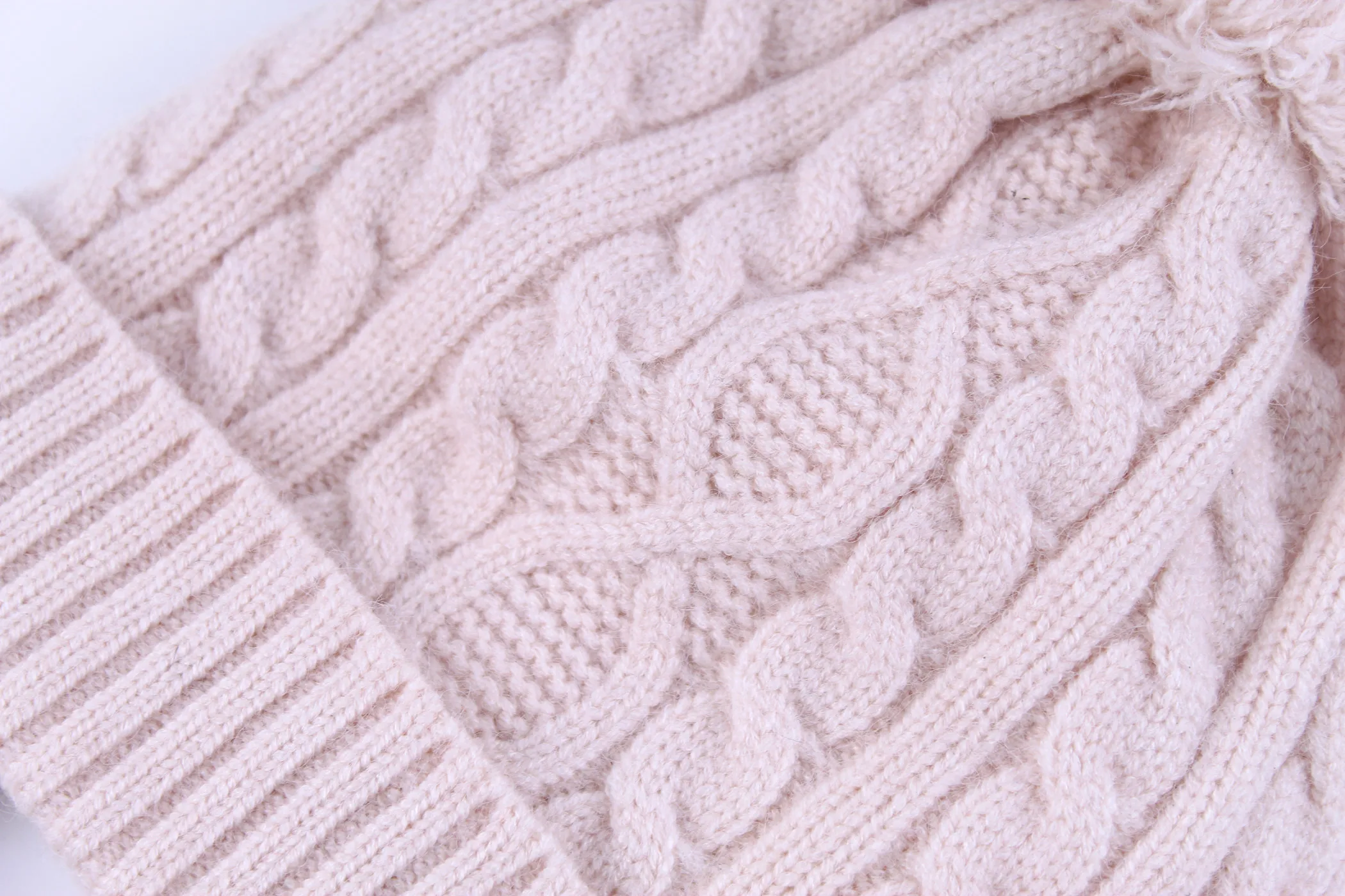 Connectyle Toddler Baby Girls Boys Winter Skull Hat Cute Cable Fleece Lined Warm Knitted Earflap For Kids Daily Cap With Pom | Аксессуары