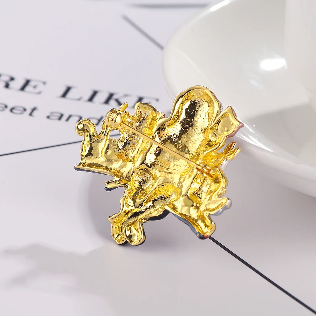 Эмалированная Брошь для женщин с изображением кролика коалы птицы белки и Деда