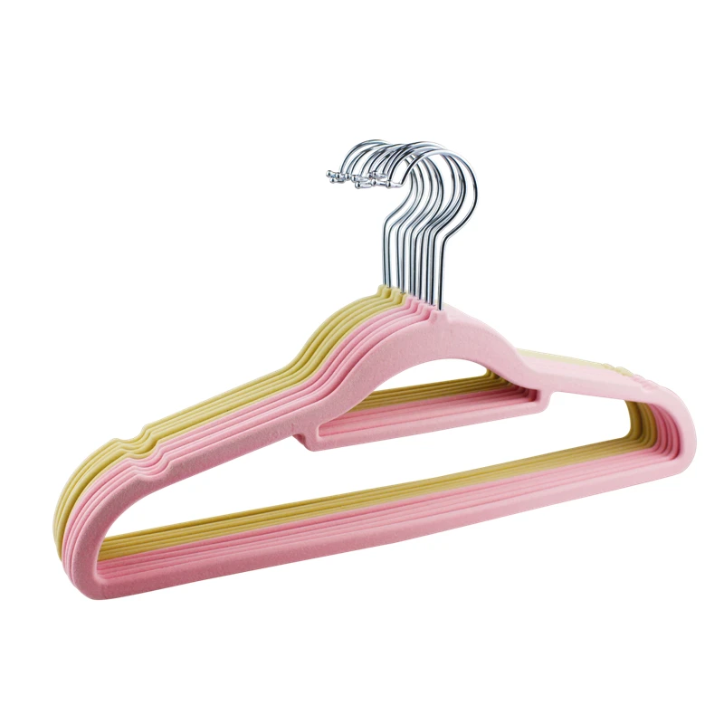 

Clothes Hangers Velvet Hangers for Clothes Pants Flock Non Slip 20pcs/Lot 37/42/45cm Quality Magic Rack Slip-Resistant