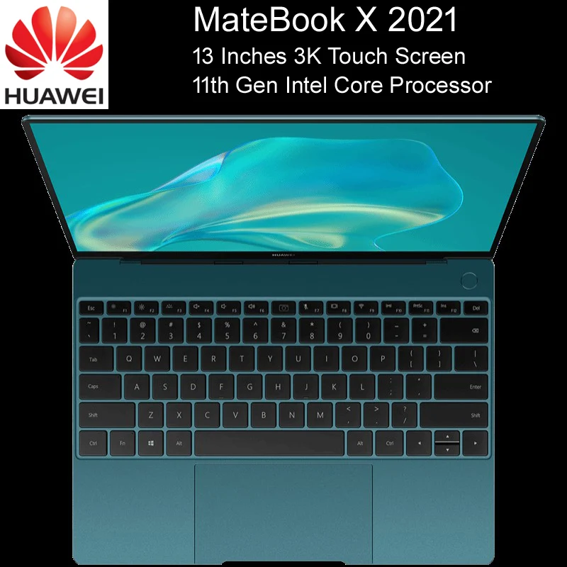 Первоклассный флагманский ноутбук Huawei серии X ПК элегантный MateBook 2021 i7 i5 Iris Xe Graphics
