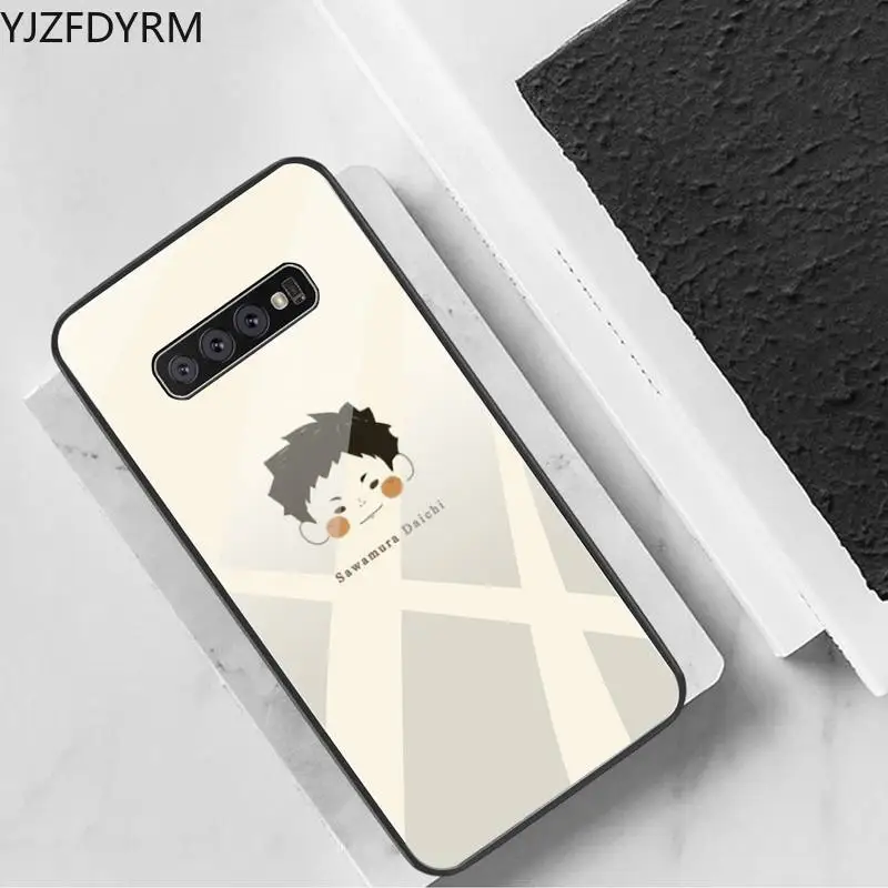

Anime Tooru Oikawa Haikyuu Phone Case Tempered Glass For Samsung S20 Plus S7 S8 S9 S10 Plus Note 8 9 10 Plus