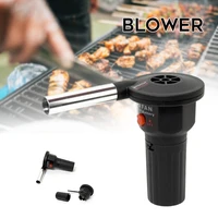 newly electric bbq air blower outdoor picnic handheld portable barbecue fan battery powered camping party fire blower tool