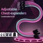 11 шт.компл. латексные резинки Crossfit тренировка упражнения Йога Трубы Тяговая веревка резиновый эластичный Эспандер оборудование для фитнеса X283A