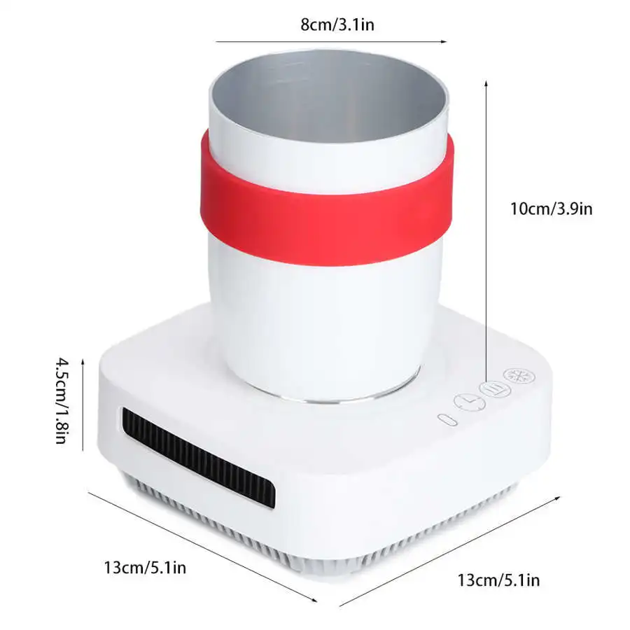 2 в 1 нагреватель чашки горячего и холодного двойного назначения для кофейной