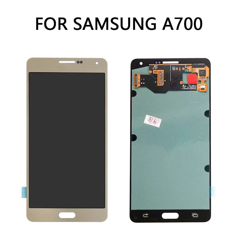 Супер AMOLED ЖК для samsung A700F Galaxy A7 дисплей сенсорный экран дигитайзер A700F A700M для samsung A7 фронтальная A700