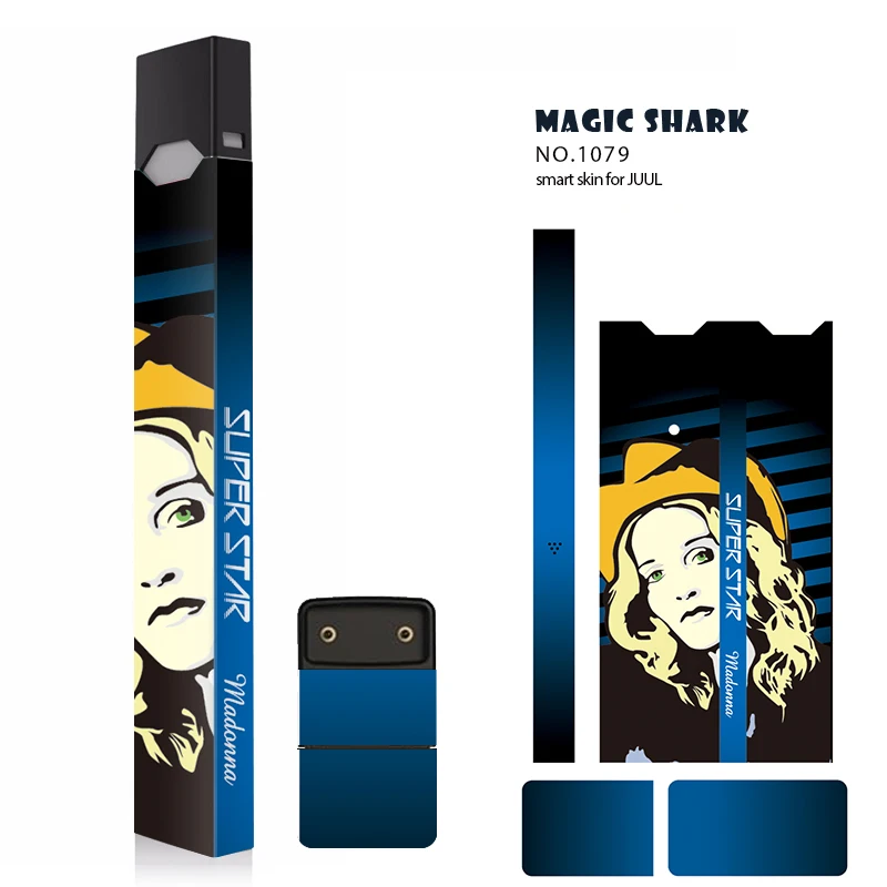  Monroe Madonna Jackson Marilyn Super Star Stereo Film Sticker For Juul Printing Cover PVC Skin Case | Мобильные телефоны и