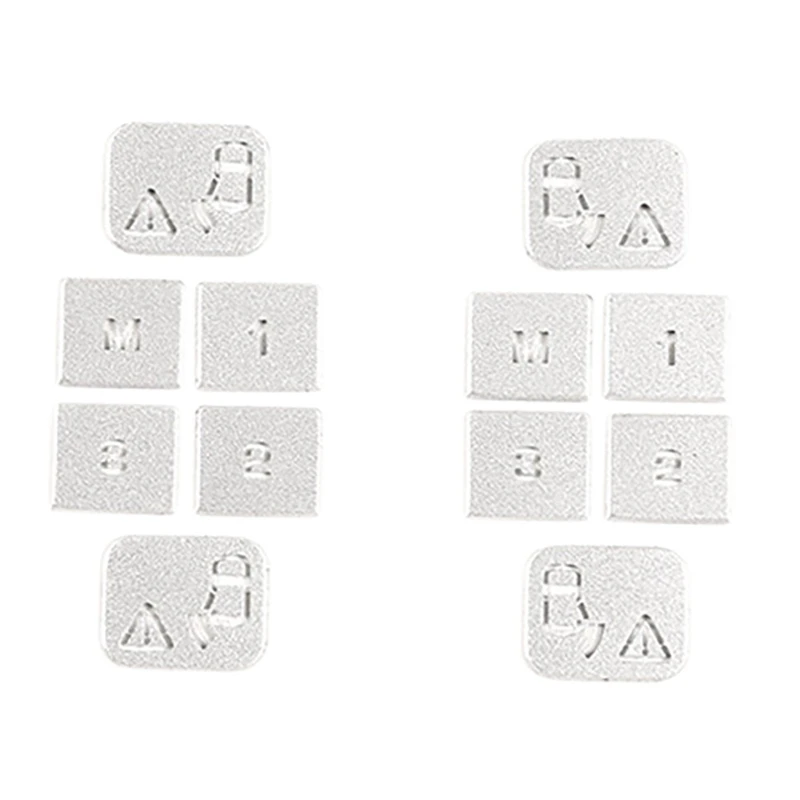 

12Pcs Car Door Seat Memory Lock Button Covers Sticker for 2020-2022 Land Rover Defender 110