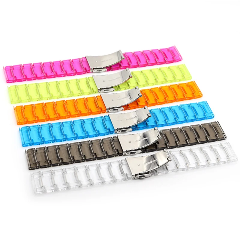 

Ремешок для часов Samsung Galaxy Watch 46 мм Gear S3 для Amazfit GTR Band 22 мм 20 мм, прозрачный браслет для Huawei Watch GT2