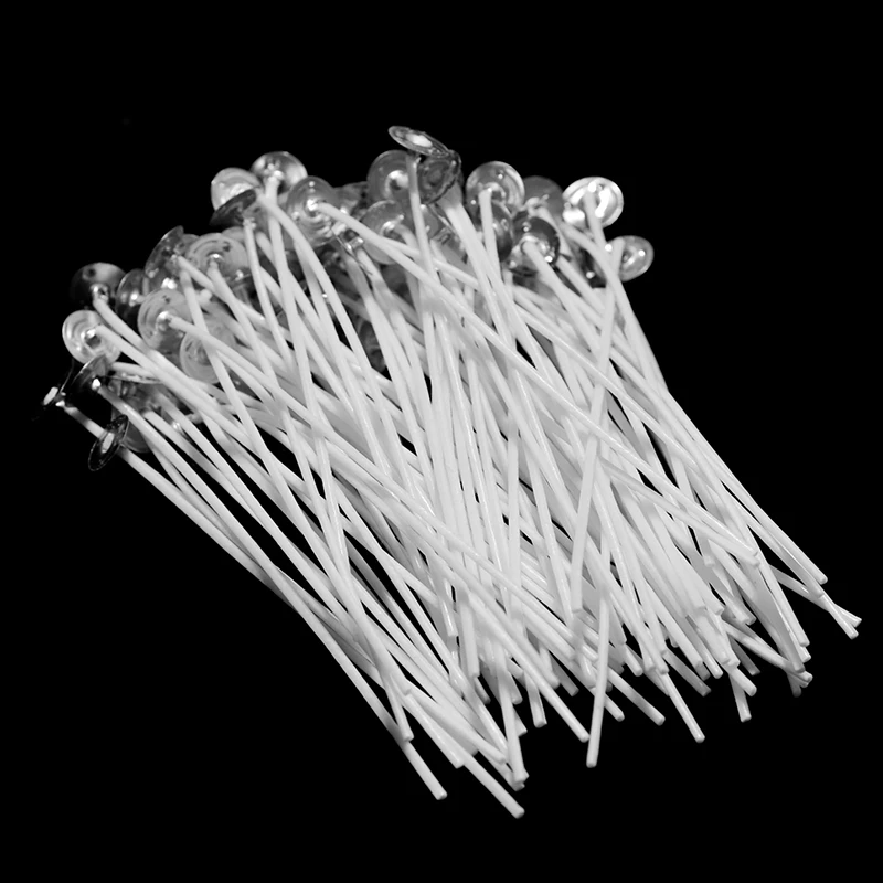 100 шт./компл. 120 мм фитиль для свечей предварительно вощеный с устойчивыми