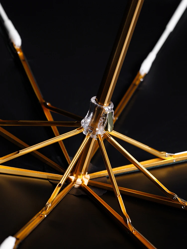 

GY Sun Umbrella Sun Protection UV Protection Rain Dual-Use Sun Protection Creative Small Portable Folding Girl Umbrella UPF50