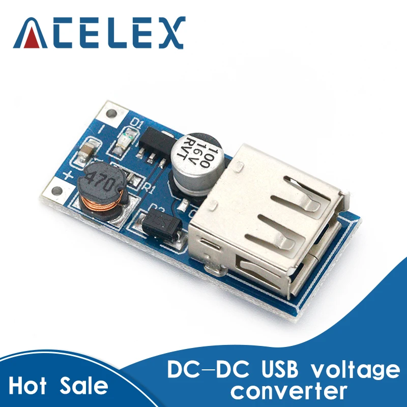 10 шт./лот 0 9 в-5 в до 5 В DC-DC USB преобразователь напряжения Повышающий Модуль питания