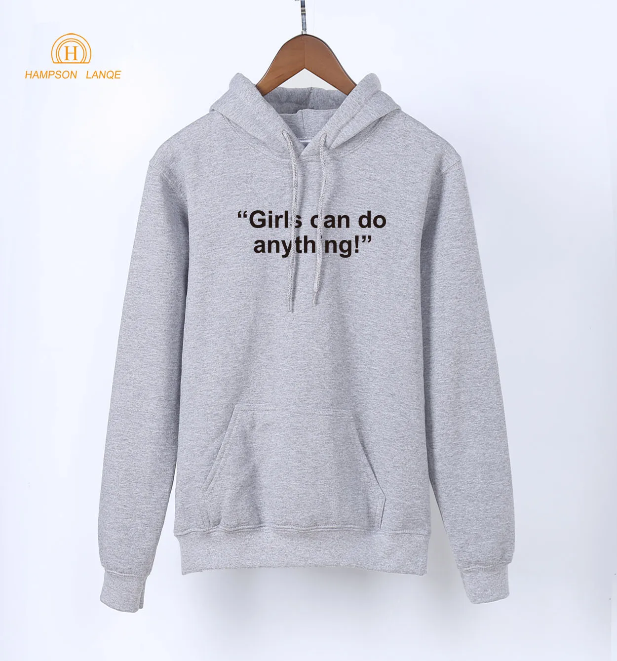 Женские толстовки с капюшоном для девушек надписью Can Do Anything Girl power коллекция 2020