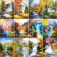 new 5d diy diamond painting tree cross stitch scenery diamond embroidery full square round drill crafts home decor manual gift