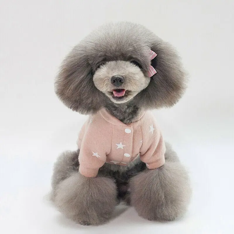 

Pet Dog Sweater Coat Jacket Apparel Jumper Warm Warm Outfit Puppy Winter Clothes