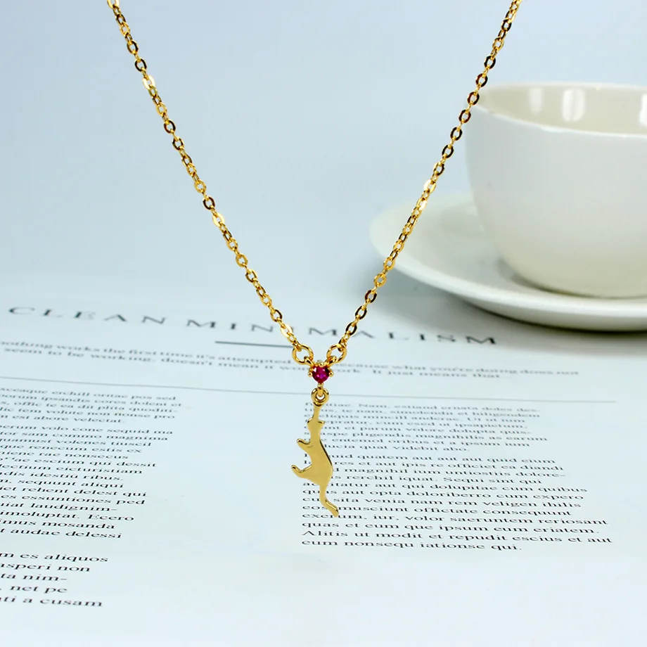 FEFIDAY модное на заказ рубиновый камень Хрустальная цепочка колье женское ожерелье