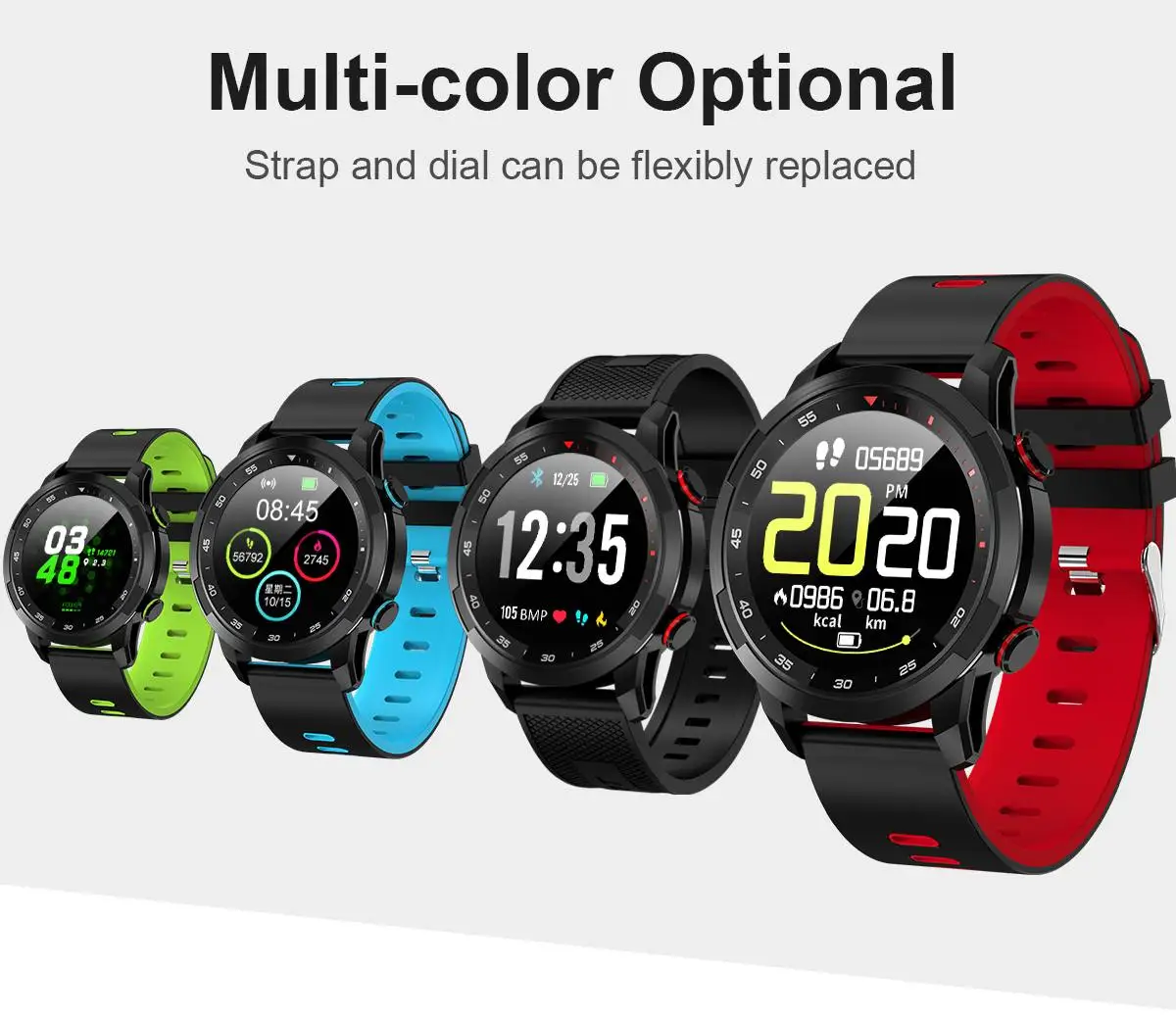 Bakeey V09 Full Touch HD дисплей Smart Band ECG Монитор артериального давления сердечного ритма bluetooth спортивные Смарт-часы для Android для IOS