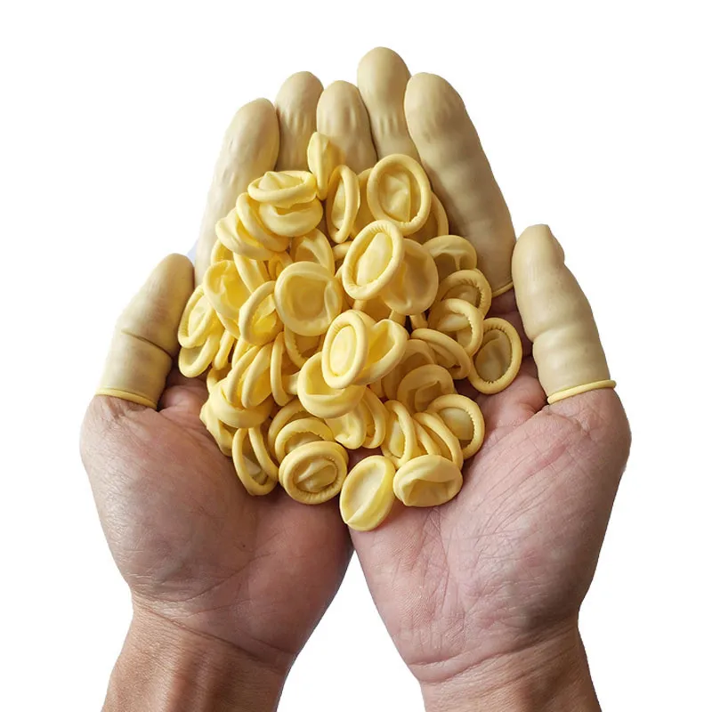 100 шт. силиконовых крышек для пальцев противоскользящая Защитная крышка