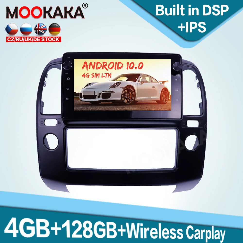 

128GB Carplay Android 10 Car Multimedia Player for Nissan Navara 2006-2012 Auto Radio GPS Navigation Audio Stereo Head Unit