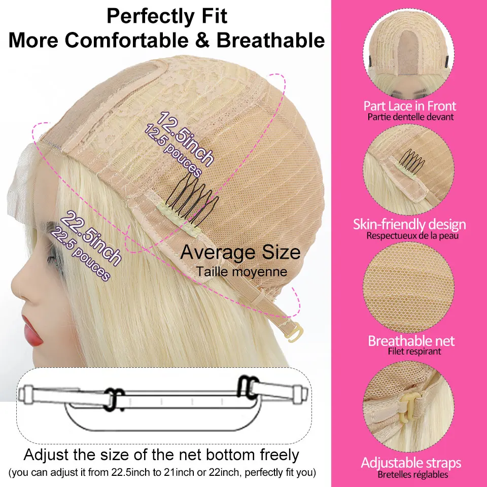 Парик женский Платиновый светлый синтетический термостойкий 26 дюймов | Шиньоны и