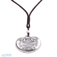 kjjeaxcmy boutique jewelry s925 sterling silver items thai silver unisex love you 10000 years necklace