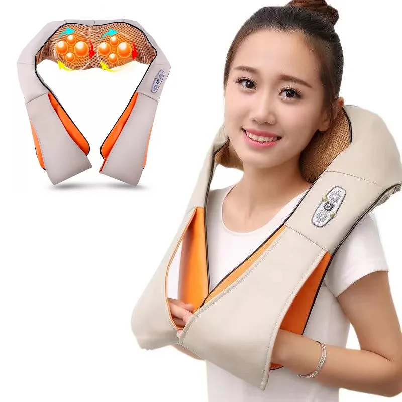 

Домой автомобиль U Форма Электрический шиацу для шеи и плеч массажер для тела обогреваемый разминание Car/домашний массаж