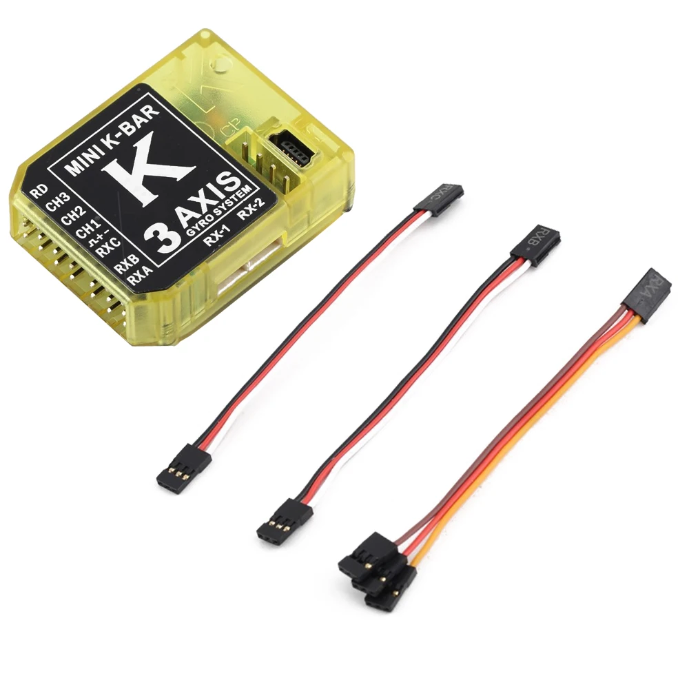 1 шт. 3 Axis Gyro Кбар V2 5.3.4PRO K8 Flybarless стабилизации Системы для 450 500 550 600|Детали и