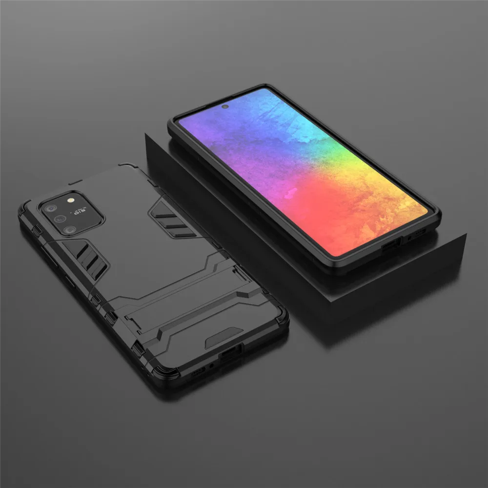 Сверхмощный защитный чехол-бампер с подставкой для Samsung Galaxy S20 S10 S9 S8 Plus чехол Ultra