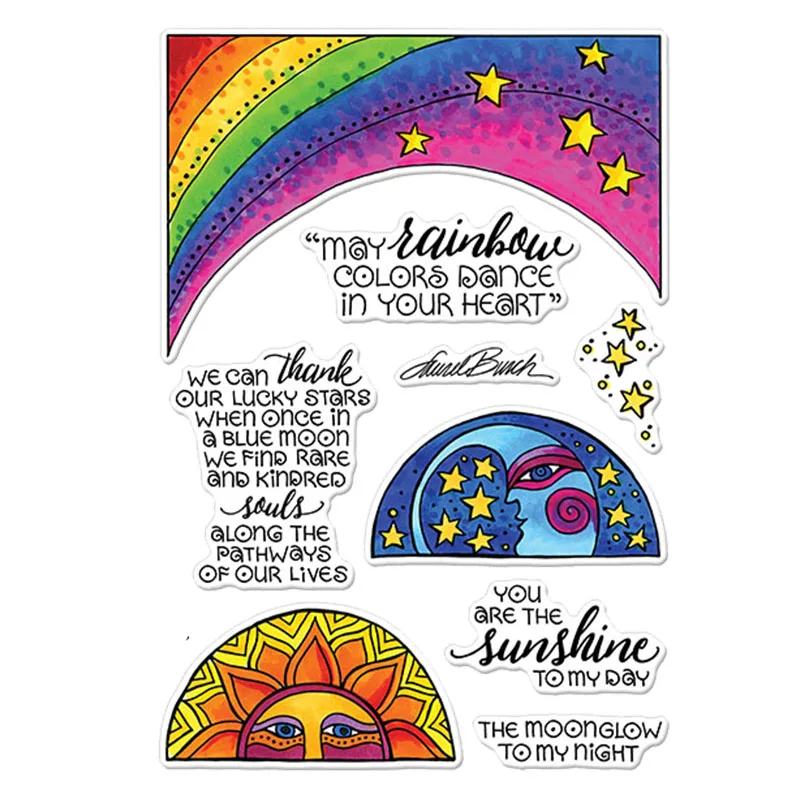 День и ночь радуга прозрачный штамп фотография неба фотопечатки 2020 для