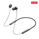 Магнитные проводные наушники Lenovo HE05 с шейным ободом, Bluetooth-совместимость, водонепроницаемость IPX5 5,0, наушники с микрофоном, спортивные наушники