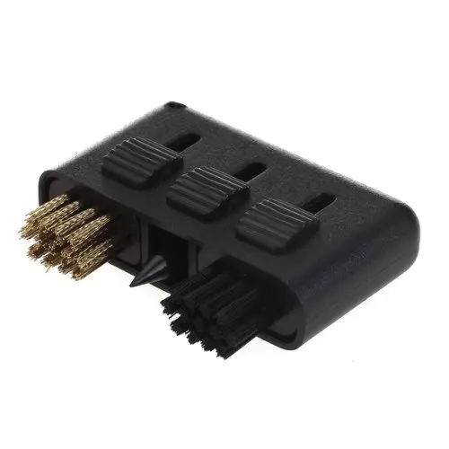 

3-in-1 Golf Brush Groove Cleaner Pocket Size Plastic Club Kit Tool Black