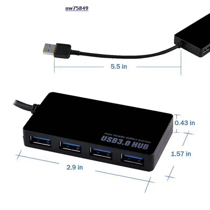 USB 3 0 ноутбук ПК высокоскоростной внешний 4 порта адаптер сплиттер расширитель |