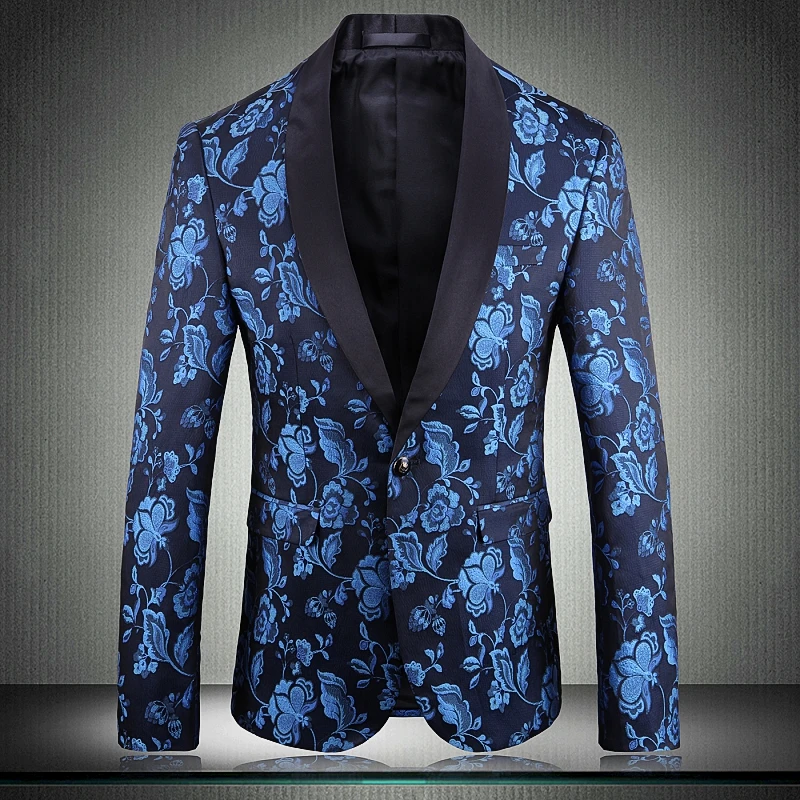 

Blue Wedding Casual Blazer Men Slim Fit Slim Fit Tweed Blazer Men Suits Formal Blue Dos Homens De Roupas Blazer Dress BA60XF