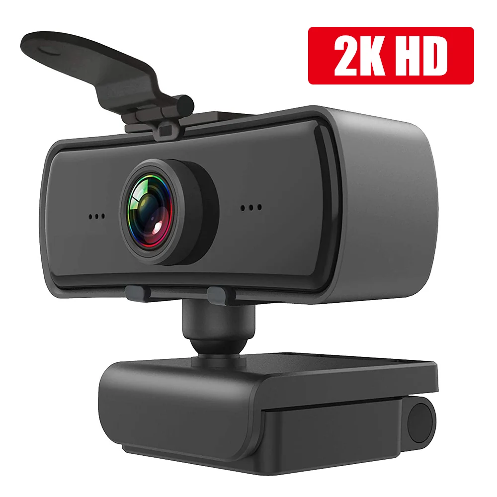 

HD 2K Webcam 2040*1080P Computer PC Web Camera With Microphone Rotatable Camera For Live Broadcast Video Calling Conference Work