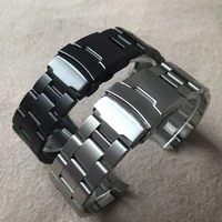 band for casio mens watch stainless steel strap folding buckle waterproof strap 20 22mm replacement wrist belt watch wristband