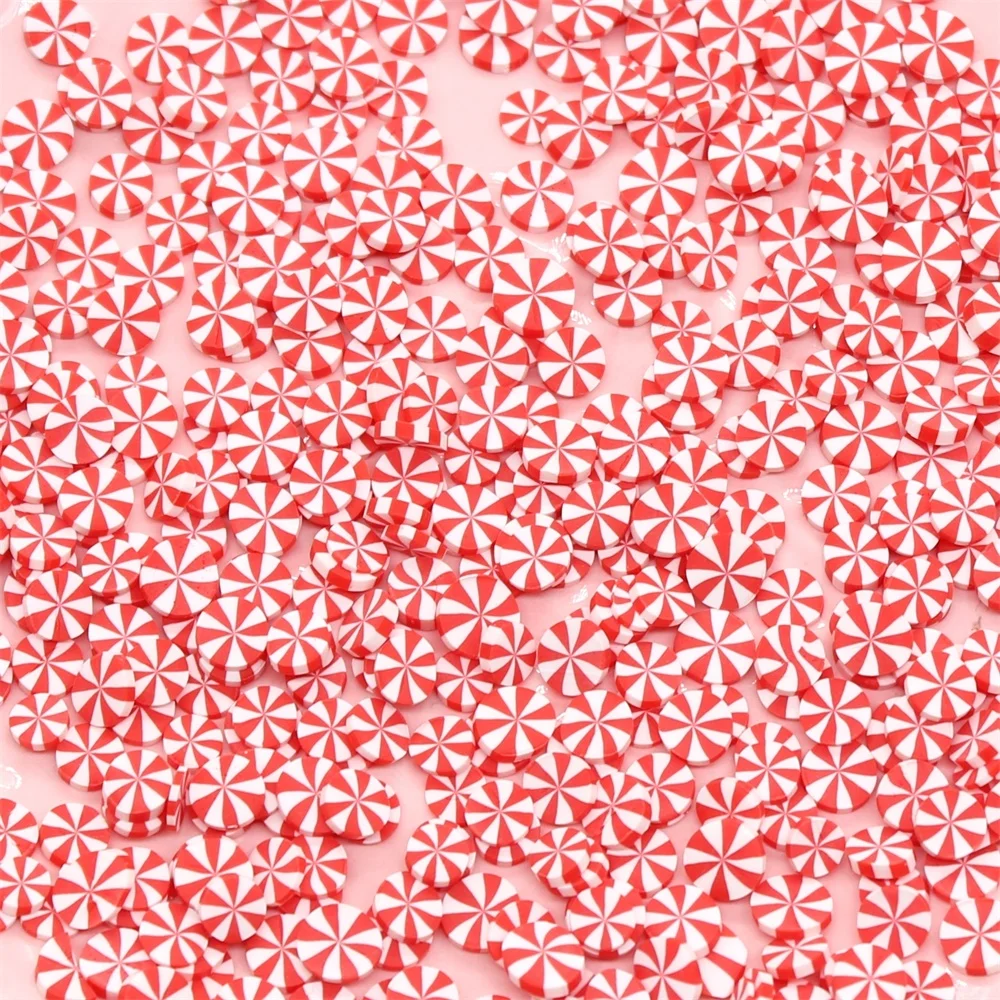 Блестки в виде конфет с перечной мятой для творчества изготовление открыток