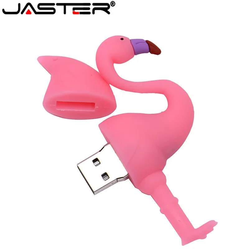 USB флеш накопитель JASTER в виде фламинго 32 4 Гб|USB флэш-накопители| |