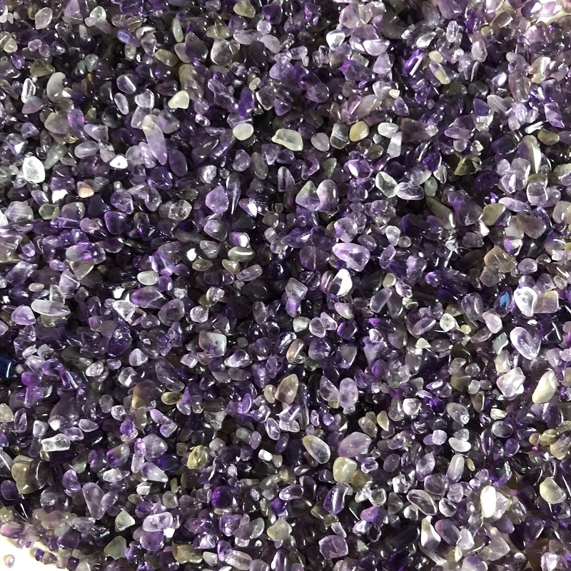 Оптом 50 г натуральный аметист гравий камни целебные кристаллы магнитный камень