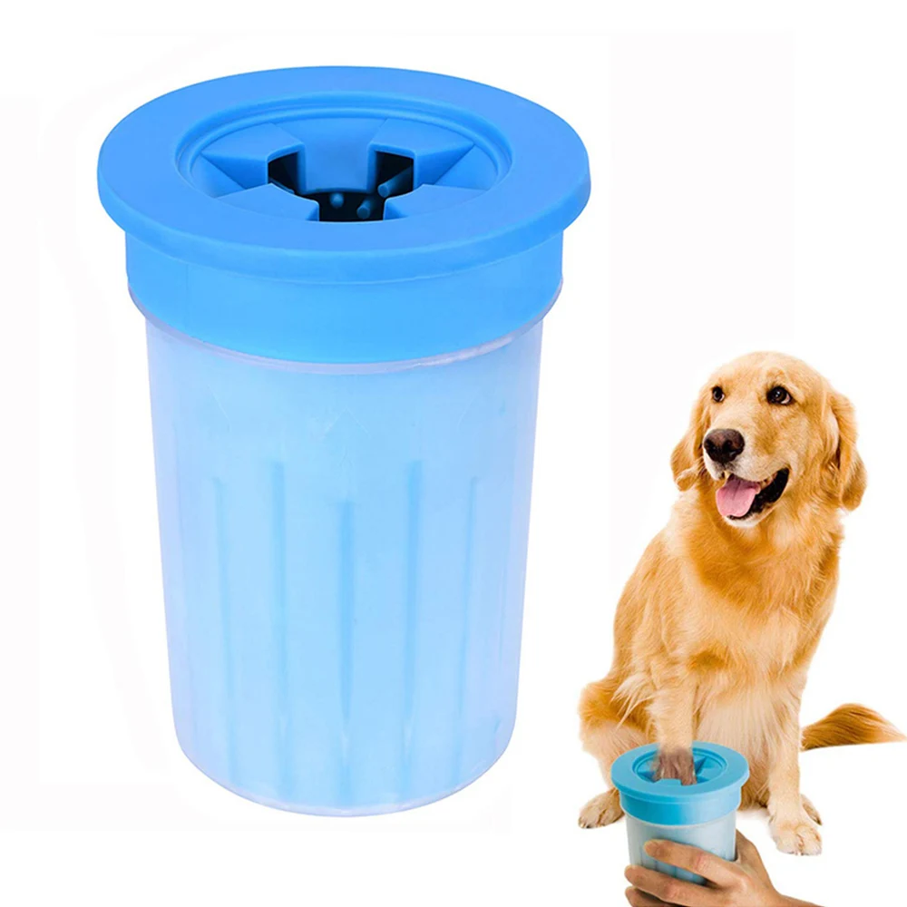 Мягкая силиконовая чашка для мытья ног домашних животных массажная шайба кошек и