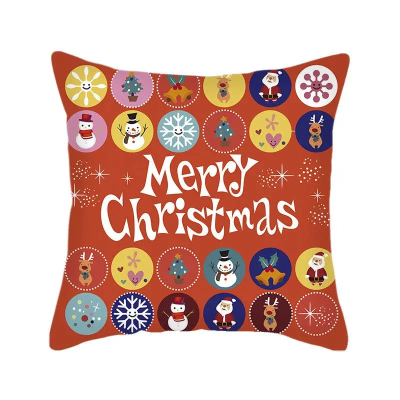 Наволочка с принтом Happy Christmas 2020 | Дом и сад
