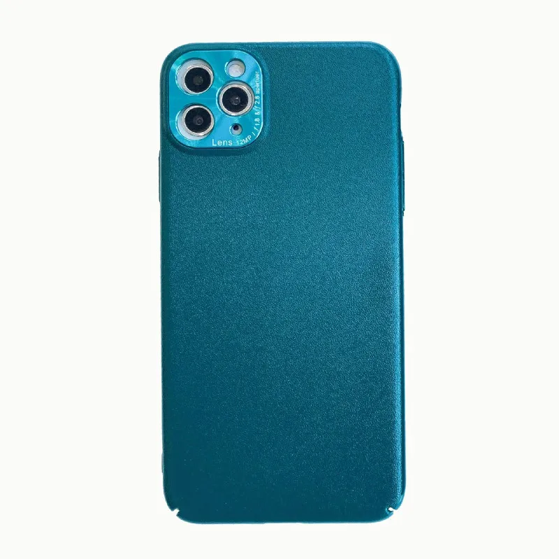 

Pure color frosted plain leather phone case for iPhone11 12Pro Max mini X XR XS XSMax 8 7 6PluS anti-drop protective back cover
