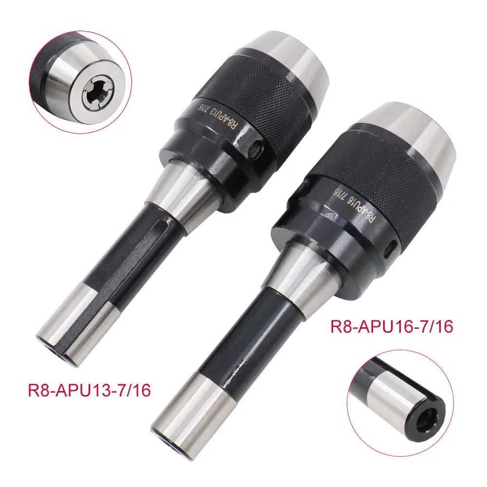 1 шт. R8 APU APU13 APU16 7/16 фрезерного станка держатель цельное самостоятельно затяжка